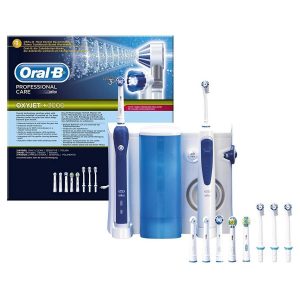 Irrigador dental oral b y cepillo